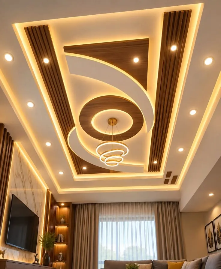 Villa Interiors False Ceiling Design